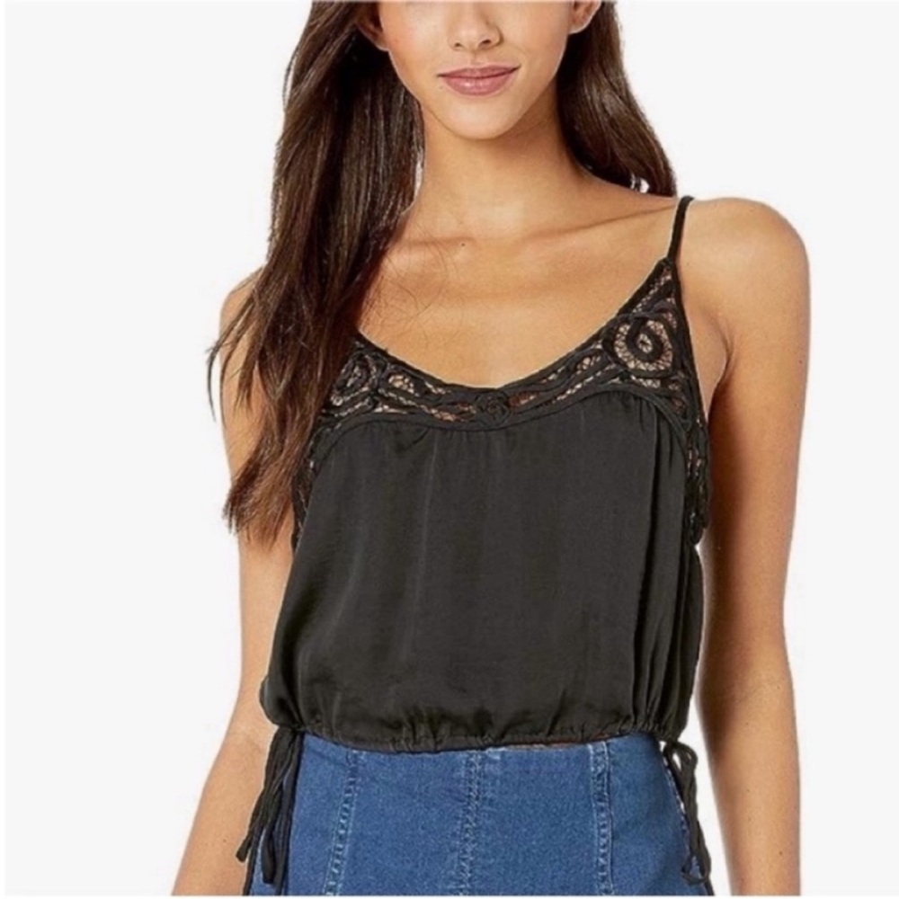 Free People Black Tank Size XS free people tank top free people black shirt